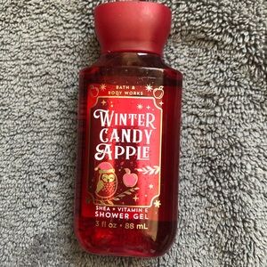 Winter candy apple travel size shower gel
